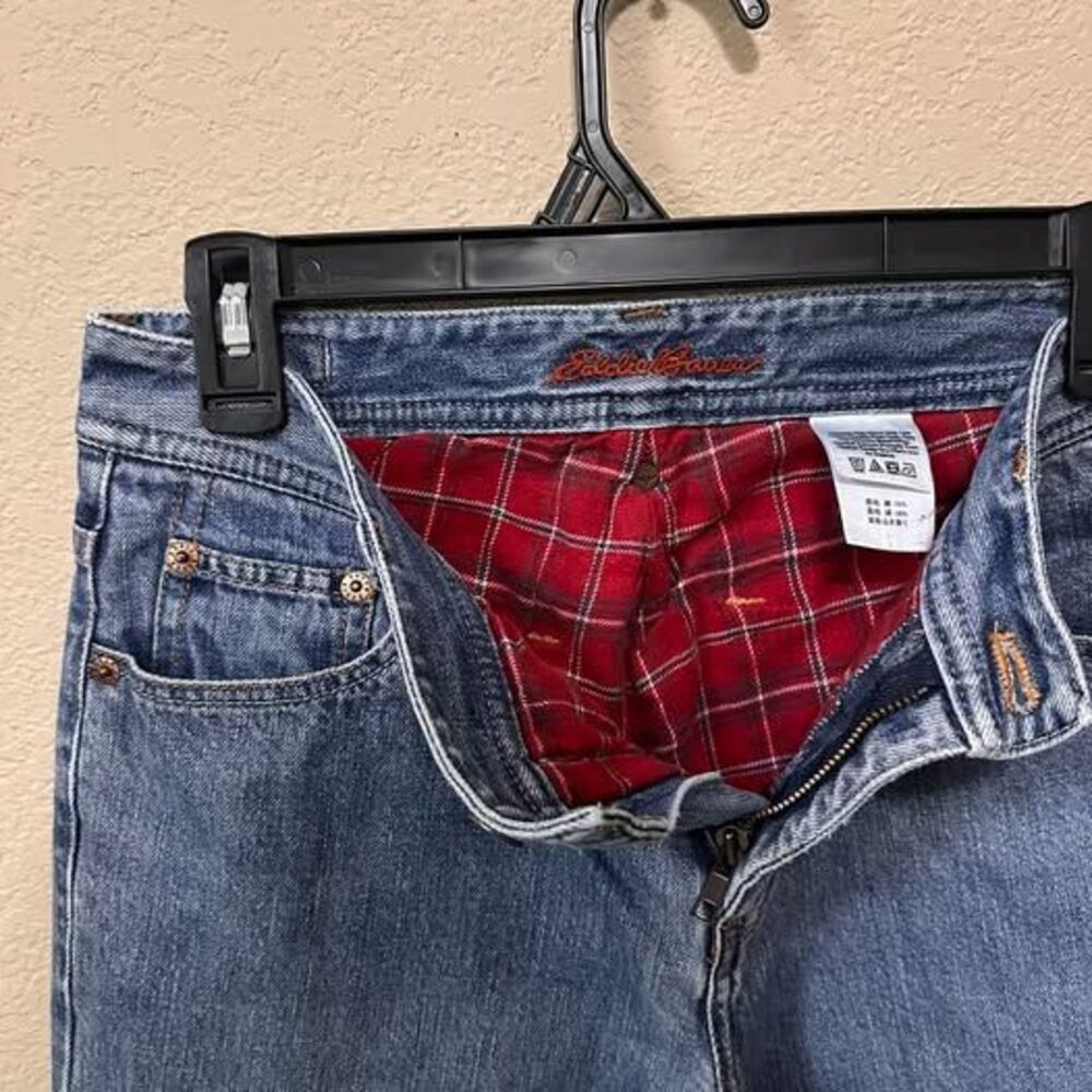 Vintage Eddie Bauer Flannel Lined Jeans